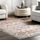 preview thumbnail 20 of 19, Nuloom Kirsi Vintage Medallions SplashGuard Machine Washable Area Rug