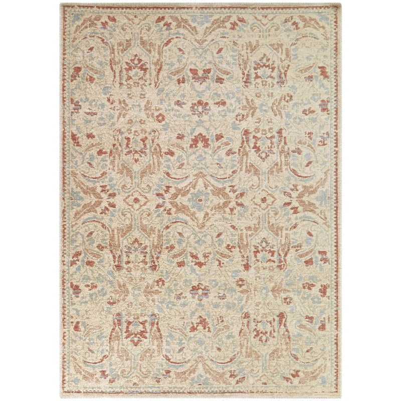 Busselle Floral Ikat Indoor/Outdoor Area Rug