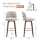 preview thumbnail 127 of 187, 26"/29" Swivel Counter Height Bar Stools, Counter Stools w/ Bentwood Legs