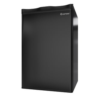 Costway 3.2 Cu.Ft. Compact Refrigerator Mini Dorm Small Fridge Freezer