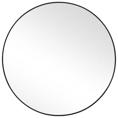 Copper Grove Aluminum Thin-framed Round Mirror