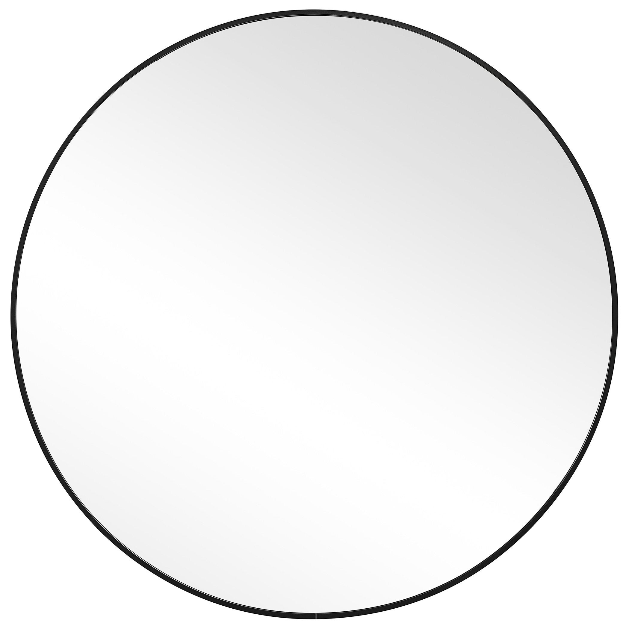 Copper Grove Aluminum Thin-framed Round Mirror