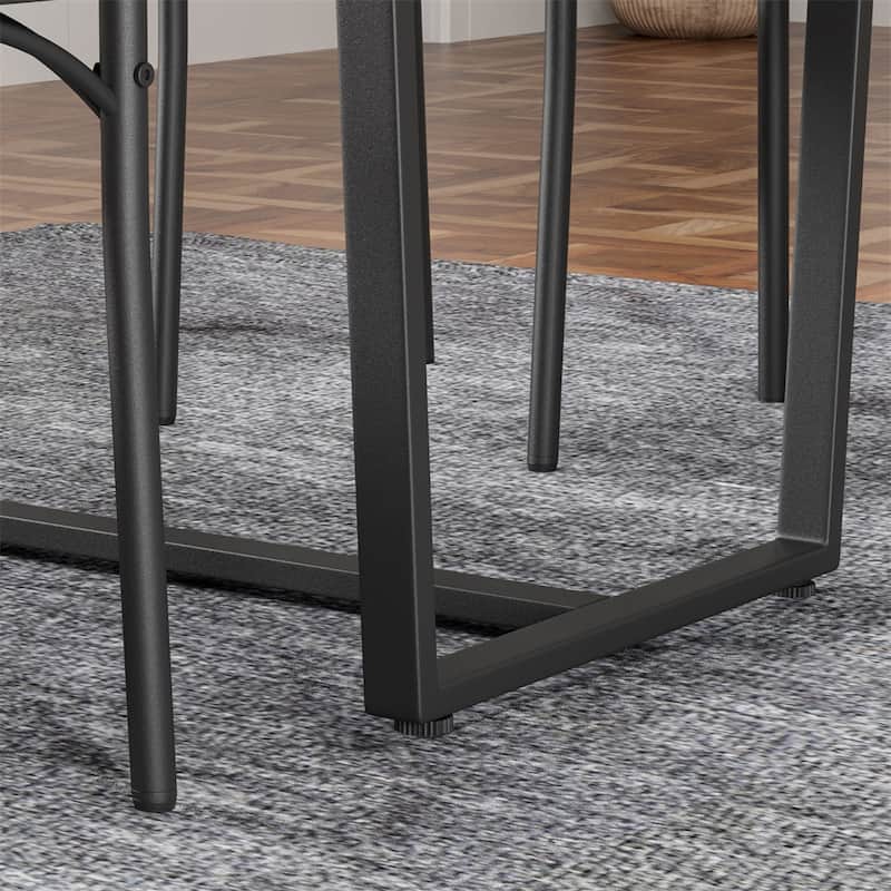 6 Pieces Dining Set,6-Piece Kitchen Table Set,Breakfast Nook