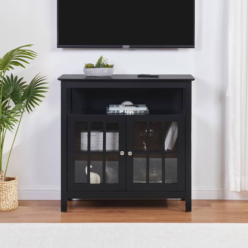 Convenience Concepts Big Sur Highboy 40 inch TV Stand with Storage Cabinets