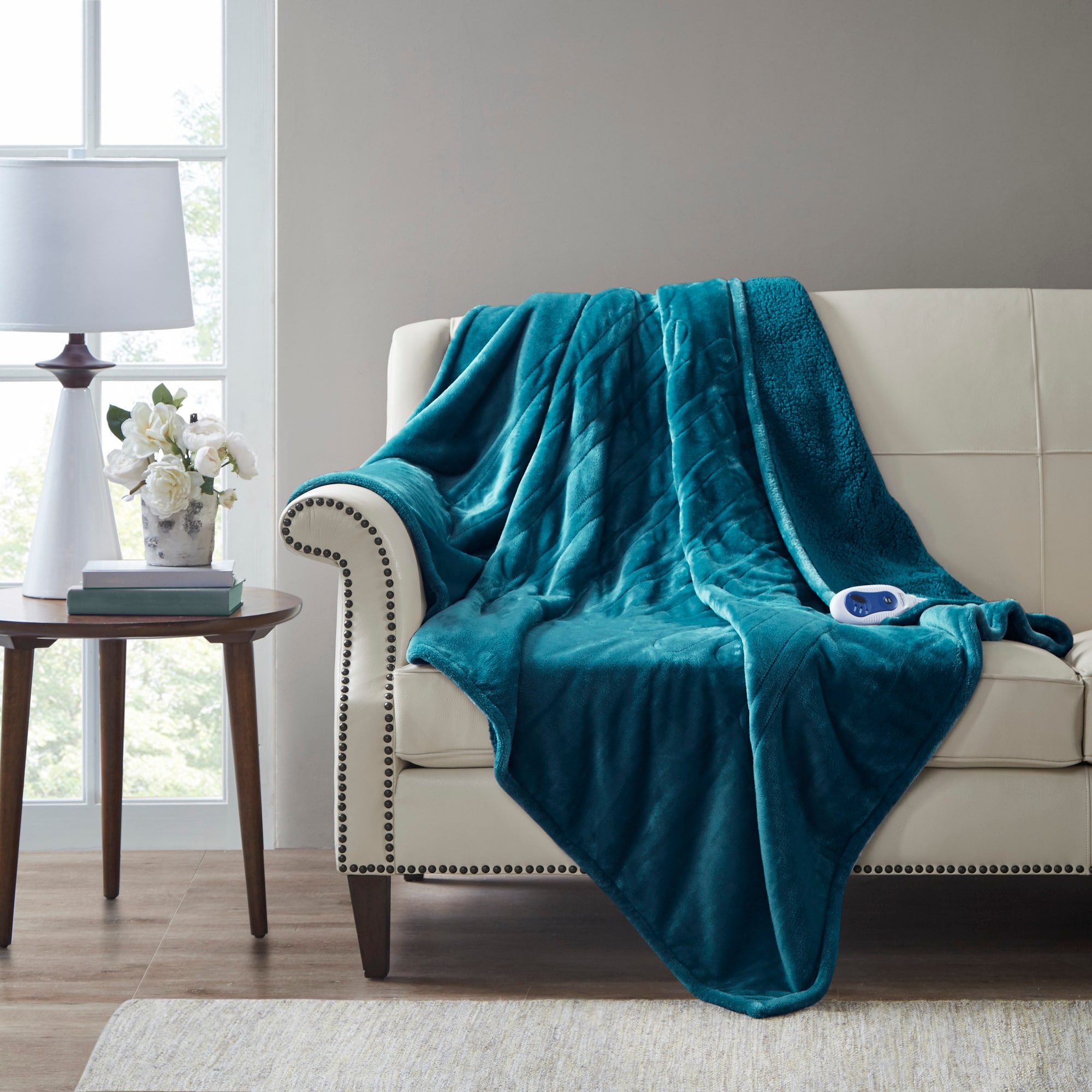 beautyrest heated microlight to berber blanket