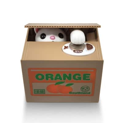 Sorbus Matney Stealing Coin Cat Box - English Speaking