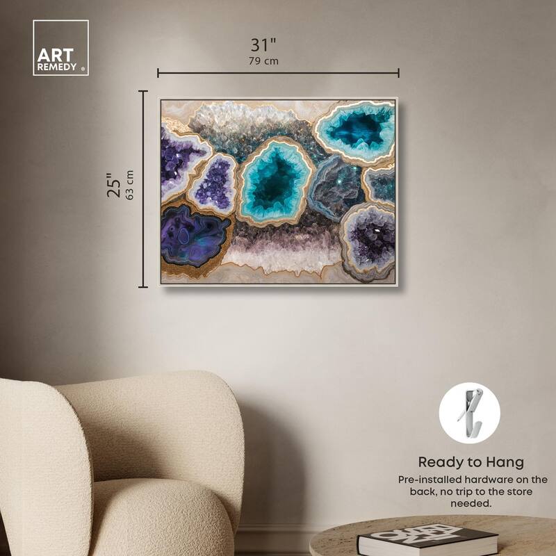 Mineral Multiverse Canvas by Art Remedy