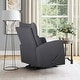 preview thumbnail 12 of 11, Fabric Rocker Recliner Chair Steel Glider Recliner Living Room Sofa