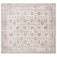preview thumbnail 11 of 12, SAFAVIEH Harlow Cemile Vintage Distressed Rug 6'3" Square - Grey/Ivory Blue - Square