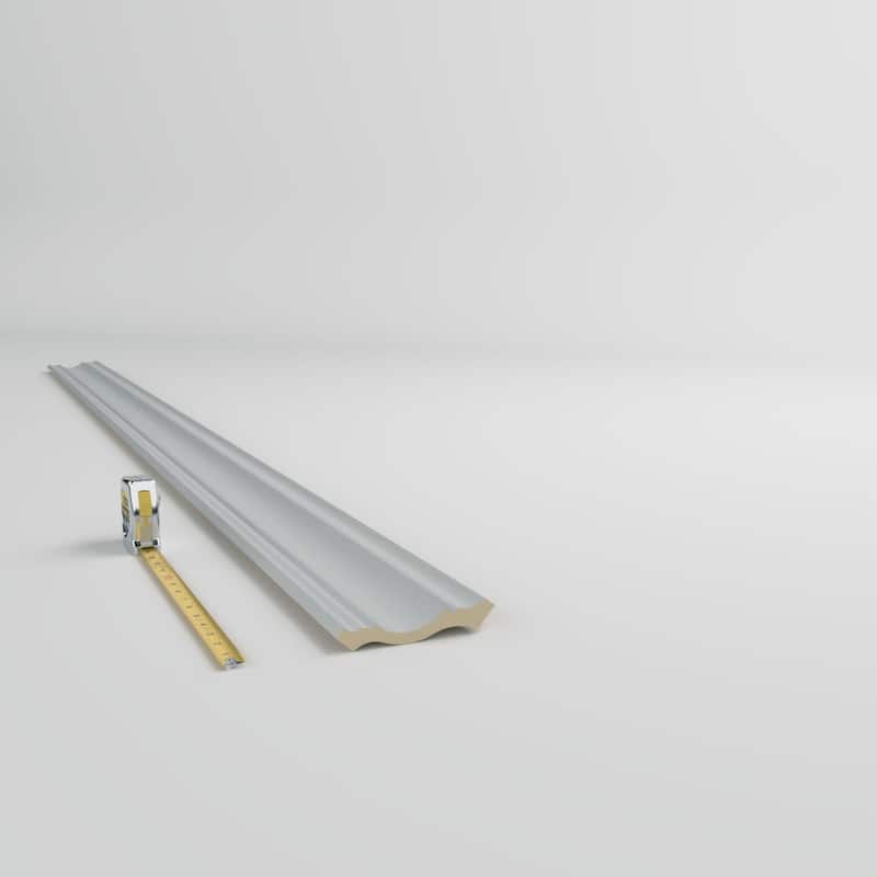 4"H x 4"P x 6 5/8"F x 96"L Austin Crown Moulding - 1-Pack