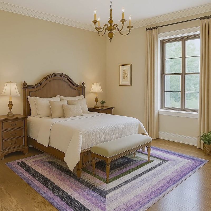 Premium Washable Super Soft Modern Dimensions Mayfield Rug