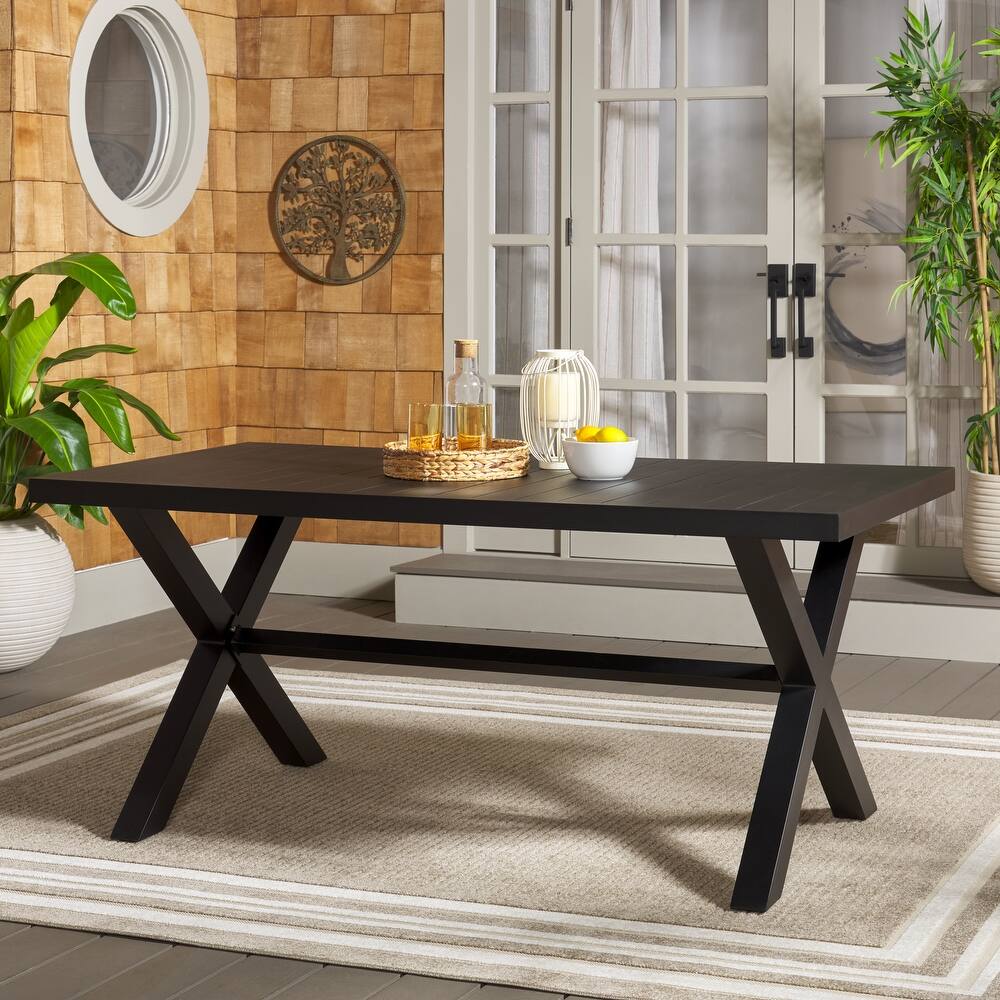 SAFAVIEH Outdoor Living Core Dining Table - 35"W x 68"D x 30"H