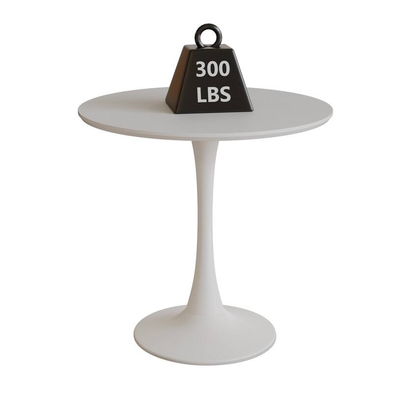 31.5" Round Dining Table 2-4 People with MDF Table Top&Pedestal Base(only table)