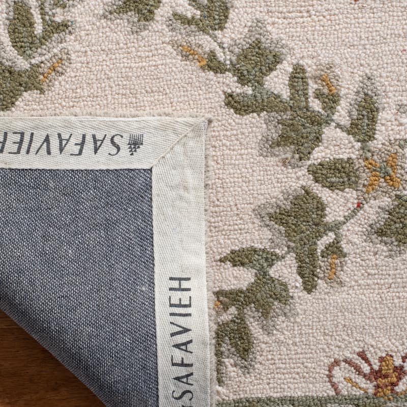 SAFAVIEH Handmade Chelsea Aubree French Country Trellis Wool Rug