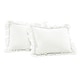 preview thumbnail 12 of 38, Silver Orchid Gerard Shabby Chic Ruffle Lace Comforter Set