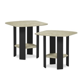 Industriële salontafel ARCHITECTURE 100cm geolied eiken zwart frame