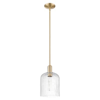 Innovations Lighting Endless Possibilities Arcadia - Bridal Veil - 1 Light 8" Stem Hung Mini Pendant