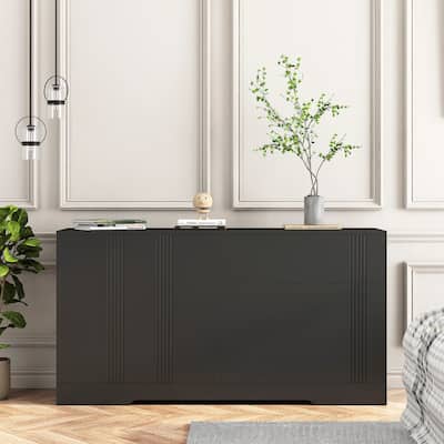 Sideboard Kitchen Buffet Cabinet with Storage,Drawer and Doors,Adjustable Shelves