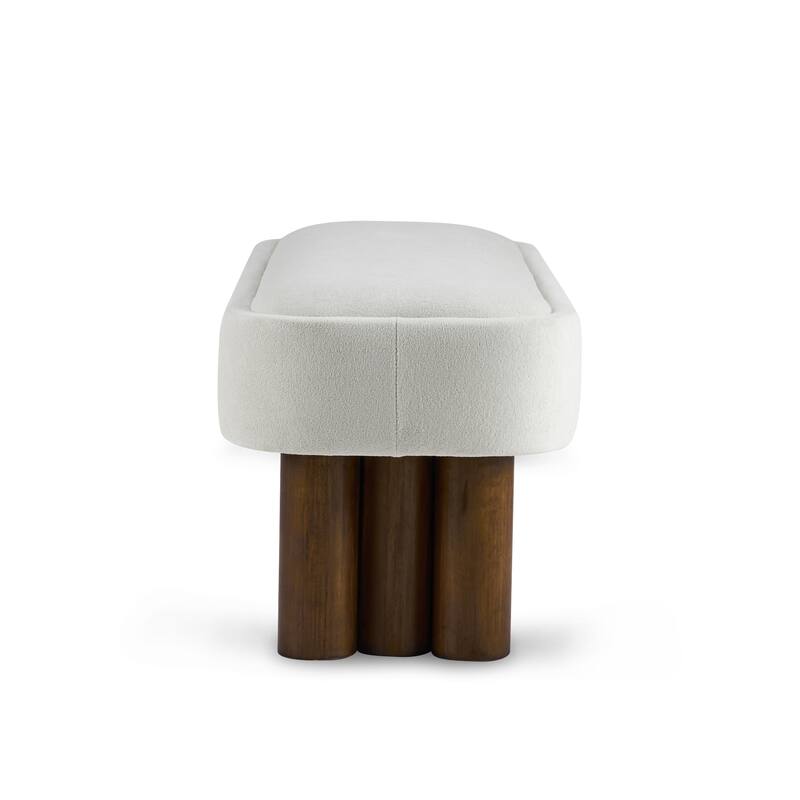 Christopher Knight Home - Modern Upholstered Dining Bench with Padded Seating