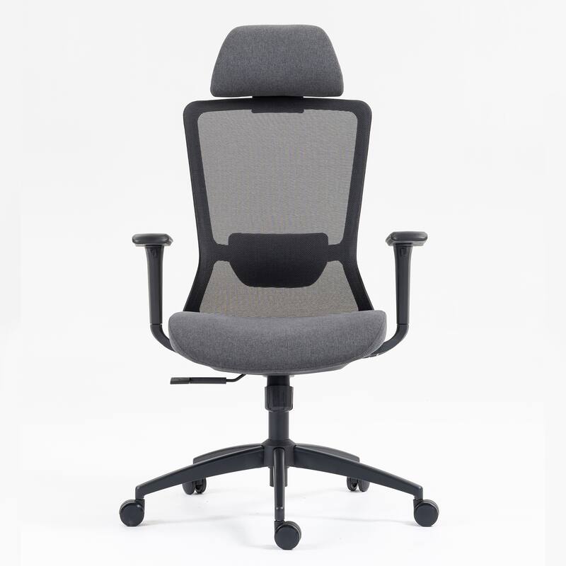 High Back Mesh Office Chair, Breathable Wide Mesh Seat&Seat Depth Adjustment