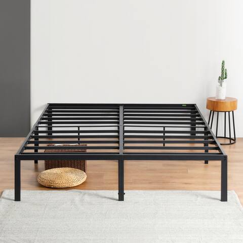 Sleeplanner 14 Inch Platform Easy Assembly Steel Bed Frame with Upgraded Frame Construction Full Size