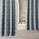 preview thumbnail 3 of 33, Exclusive Fabrics Flambe Striped Pattern Room Darkening Curtain Panel Pair (2 Panels)