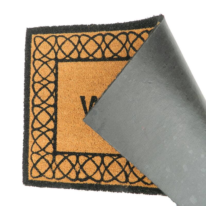 PVC Tufted Natural Coir Mat 18 Inch X 30 Inch - 18" X30"