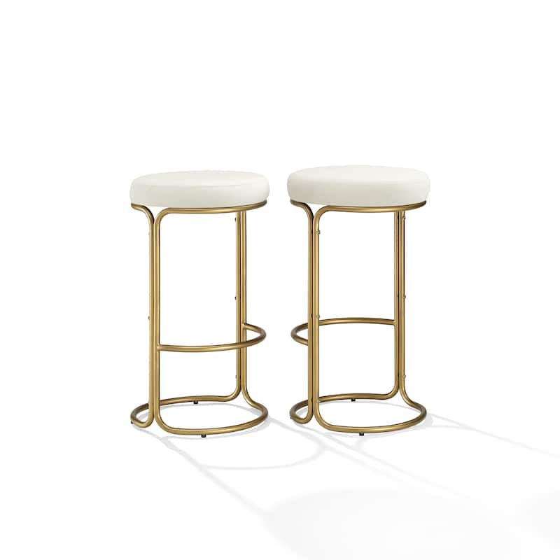 Crosley Carson 2-Piece Counter Height Bar Stool Set
