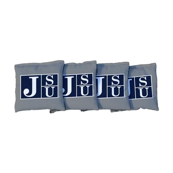 slide 2 of 3, Jackson State JSU Tigers Grey Cornhole Bags All-Weather Resin Filled