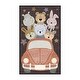 preview thumbnail 2 of 2, Ginza Six Washable Safari Ride Night Drive Kids Rug Rectangle 2' x 3'