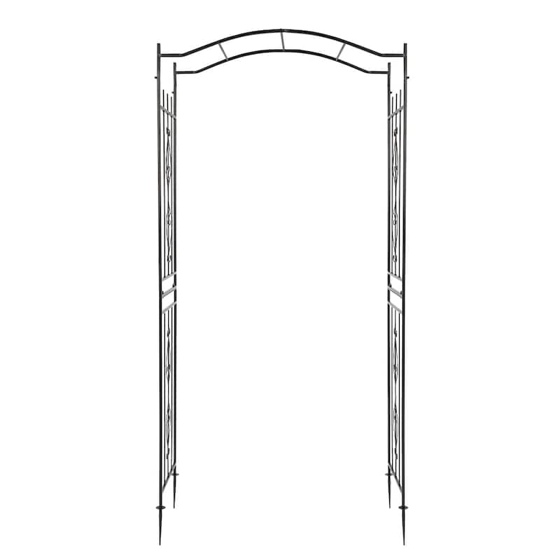 Bridge Roof Wrought Iron Arches Plant Climbing Frame - Bed Bath ...