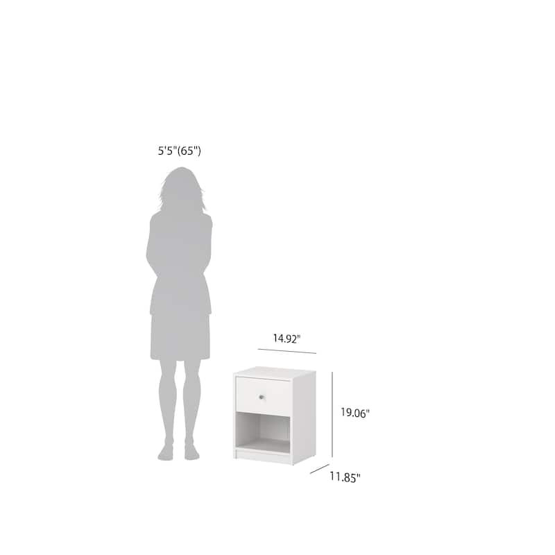 Porch & Den Zoe 2-Piece Bedroom Set - Nightstand And Chest