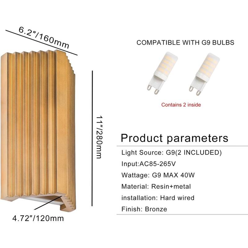 Led mount light brown wall lights metal corridor light
