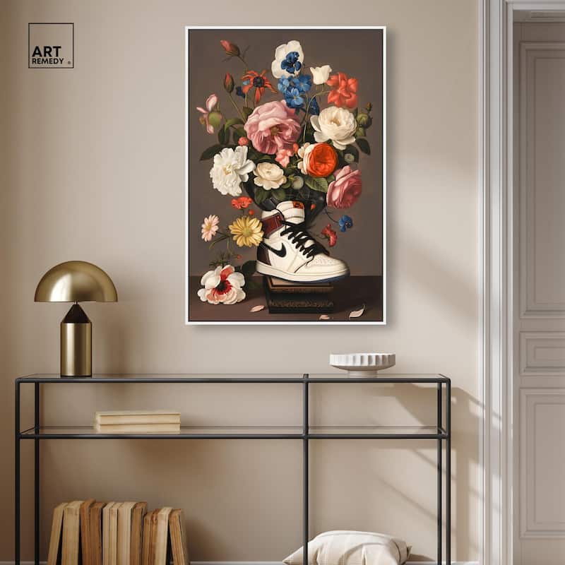 Sneaker Bouquet I Canvas by Art Remedy