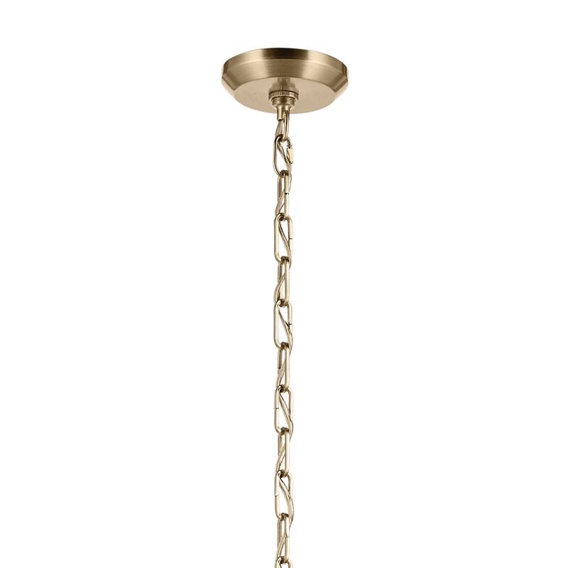 Kichler Lighting Lulo 30.25 Inch 1 Light Pendant with Handwoven Natural Cord in Champagne Bronze