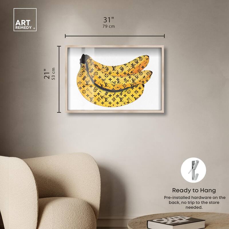 Fashion Bananas Shadowbox by Art Remedy