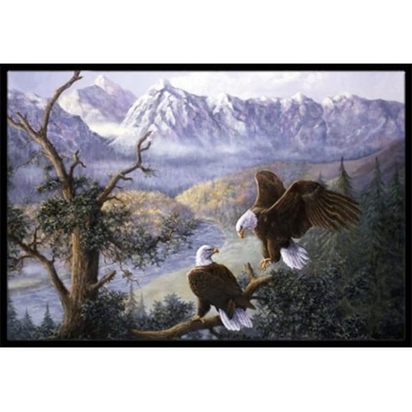Carolines Treasures BDBA0153MAT Eagles by Daphne Baxter Indoor or Outdoor Mat 18 x 27