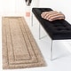 preview thumbnail 36 of 41, SAFAVIEH Florida Shag Carlinde Border 1.2-inch Thick Rug 2'3" x 8' Runner - Beige - Runner