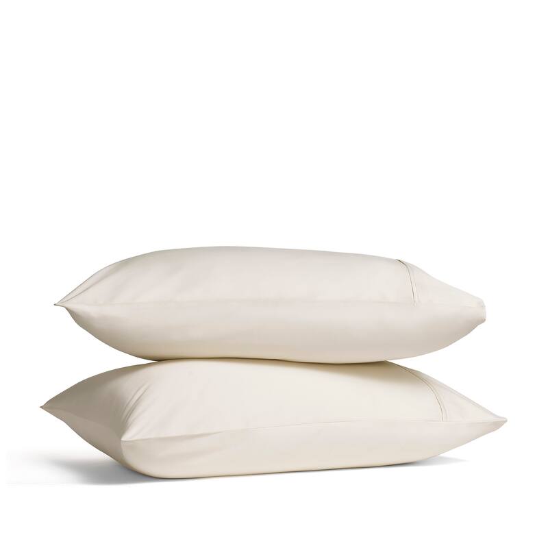 J. Queen Premier Sateen Pillow Case Pair - King - Parchment