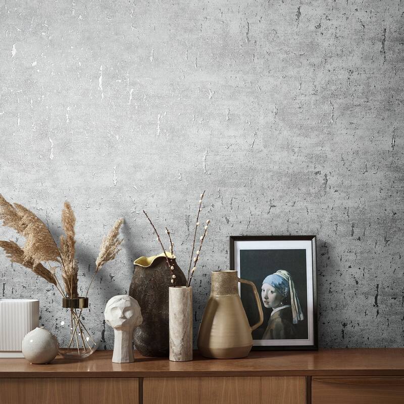 Galerie Wallcoverings Air Collection Cork Effect Textured Sheen Wallpaper Roll
