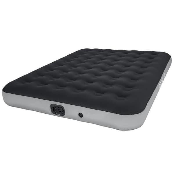 slide 2 of 6, Coleman River Gorge Queen Airbed - 9.5", Built-In Pump, Durable, Indoor/Outdoor