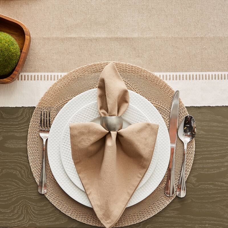 DII Solid Cotton Napkin Set/6