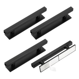 Self-Stick Push Pull Helper, Rectangle Cabinet Handle - Bed Bath ...
