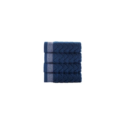 Brooks Brothers Herringbone 4 pcs Wash Towels