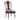22-Inch Side Dining Chair with Cutout Carved Back - 25.5L x 21.5W x 45H, in inches