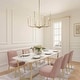 preview thumbnail 5 of 13, Modern 8-Light Gold Chandelier French Country Pendant Lighting for Dining Room