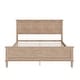 preview thumbnail 4 of 21, Rustic Wood Platform Bed with Headboard Footboard and Support Slats