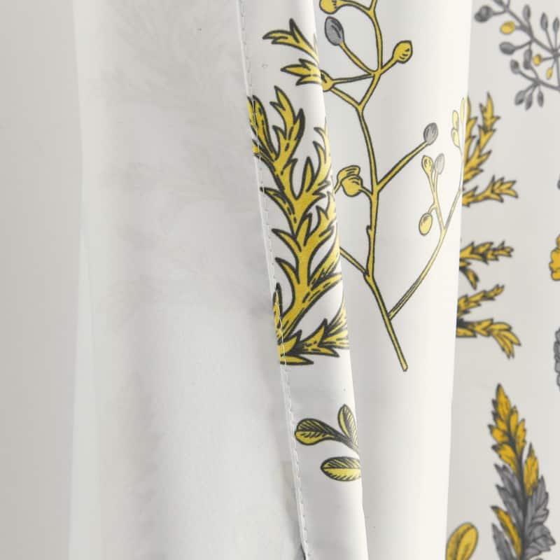 Lush Decor Devonia Allover Light Filtering Window Curtain Panel Pair