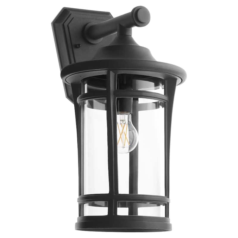 Quorum International 718-18 Haley 18" Tall Outdoor Wall Sconce - Textured Black