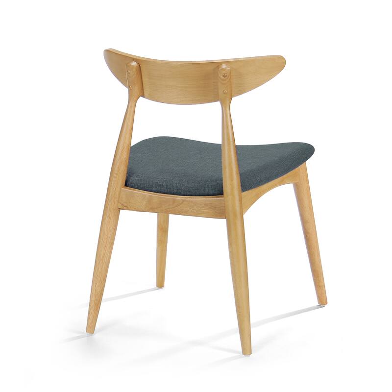 Barron Mid-century Dining Chairs (Set of 2) by Christopher Knight Home - 22.50" W x 19.75" L x 28.75" H